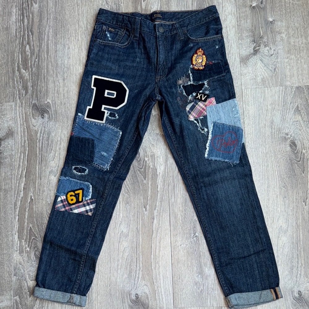 Polo by Ralph Lauren Blue Jeans with Embroidered Details